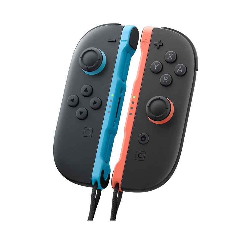 Control Joy-Con Nintendo Switch 2 Black with Blue and Pink Accents